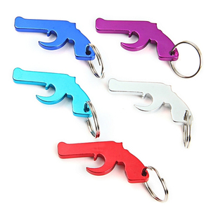 Gros <span class=keywords><strong>militaire</strong></span> promotions cadeau en aluminium gun forme mini bière ouvre-bouteille avec porte-clés - Product Image 5