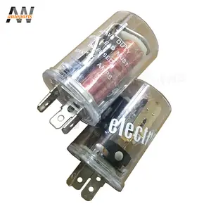 Pisca de sinal de seta de aw, 12v, 2 pinos, para motocicleta, luz indicadora de led