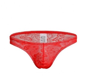 Precio barato de su logotipo sexy de encaje negro de etiqueta privada <span class=keywords><strong>calzoncillos</strong></span> para hombres - Product Image 4