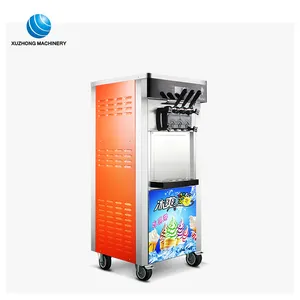 Máquina automática de helado suave comercial duradero