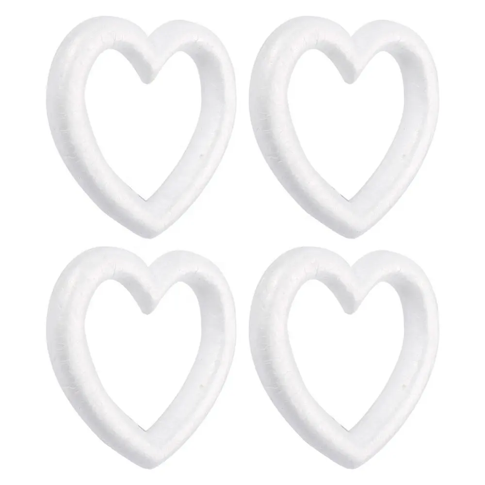 दिल के आकार का फोम पुष्पांजलि 4 पैक Polystyrene फोम पुष्पांजलि खुले दिल के आकार का Extruded दिल फोम पुष्पांजलि उपकरण आपूर्ति