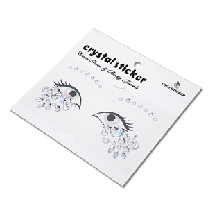 Precio <span class=keywords><strong>de</strong></span> fábrica al por mayor <span class=keywords><strong>de</strong></span> diamantes cara ojo brillo <span class=keywords><strong>tatuaje</strong></span> adhesivo para decoración - Product Image 2