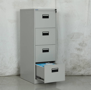 Văn Phòng Được Sử Dụng Dọc <span class=keywords><strong>4</strong></span> Ngăn Kéo Tủ Tài Liệu Thép Tủ Để Lưu Trữ - Product Image 4