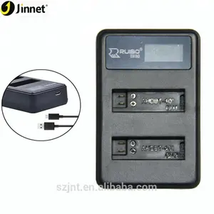 Jinnet 대 한 Go Pro Hero4 USB LCD Dual Charger 대 한 AHDBT-401 카메라 Battery Charger
