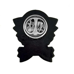 Barato <span class=keywords><strong>1</strong></span>,25 pulgadas tinte negro estilo del cráneo de mal payaso Halloween Pin de solapa de esmalte - Product Image 2