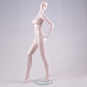 Tête de maquillage en fibre de verre, sexy, mannequin féminin de maquillage, gros seins, affichage, en plastique - Product Image 3