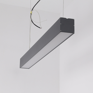 Último producto de China casa comercial Led decorativo colgante de madera moderno de Luz lineal modernas lámparas Led - Product Image 4