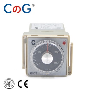 CG <span class=keywords><strong>E5C2</strong></span> Relay Đầu Ra K Đầu Vào 0-400C Con Trỏ Với Ổ Cắm Loại Đường Sắt Hướng Dẫn 48*96 Mm Thermostat AC 110V-220V Điều Khiển Nhiệt Độ - Product Image 2