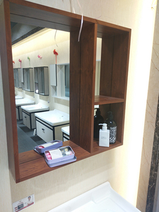 <span class=keywords><strong>Lavandino</strong></span> del <span class=keywords><strong>bagno</strong></span> e armadietto combinato <span class=keywords><strong>mobile</strong></span> <span class=keywords><strong>bagno</strong></span> rovere vanità mobiletto - Product Image 4