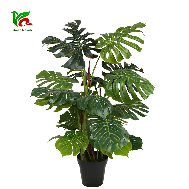 Highly Simulation 1.2m Ornamental Artificial Monstera Plant