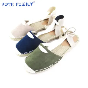 คุณภาพสูงขายร้อน Espadrilles สเปน Jute Sole Espadrilles