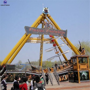 Popular parque de atracciones máquina de juegos de la familia paseos swing Barco Pirata barco vikingo para venta - Product Image 4