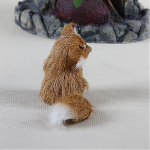 La simulazione di Modelli <span class=keywords><strong>animali</strong></span> di vendita di giocattoli di Decorazione di Pelliccia di Volpe la Volpe di regali per i Bambini - Product Image 2
