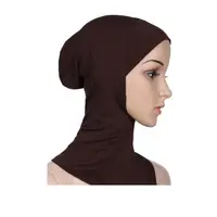 중국 클래식 여성 Hijab 100% 모델 이슬람 Underscarf 내부 모자 모자 Hijab