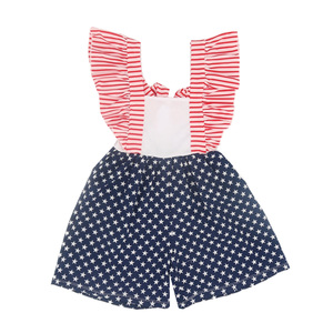 Hippokids Juillet 4th en gros enfants boutique vêtements filles robe d'été - Product Image 1