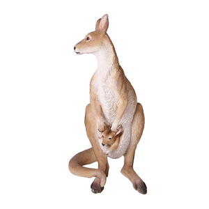 Al aire libre decorativa de la casa de animal vida tamaño resina de <span class=keywords><strong>dibujos</strong></span> <span class=keywords><strong>animados</strong></span> canguro estatua en venta - Product Image 2