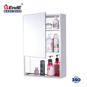 Petit coin salle de bain armoire en acier inoxydable miroir armoire - Product Image 3