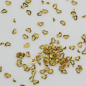 4 millimetri a Forma di <span class=keywords><strong>Cuore</strong></span> Vuoto PVC Allentato Paillettes Glitter Paillettes Per Arte Del Chiodo Del Manicure Della Decorazione di Cerimonia Nuziale Confetti - Product Image 3