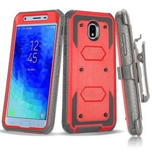 3 in 1 Antiurto Heavy Duty Cassa Del Telefono Per <span class=keywords><strong>Samsung</strong></span> <span class=keywords><strong>Galaxy</strong></span> <span class=keywords><strong>J3</strong></span> 2018 Clip da Cintura Fondina Casi Della Copertura Posteriore - Product Image 3