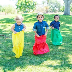 Jeu de <span class=keywords><strong>course</strong></span> 4-en-1 avec sac de plein air, pour les enfants, ruban de <span class=keywords><strong>course</strong></span> pour les jambes, œufs, <span class=keywords><strong>cuillère</strong></span>, sac de haricots - Product Image 2