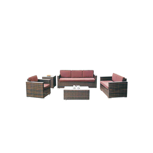 Meubles <span class=keywords><strong>de</strong></span> <span class=keywords><strong>jardin</strong></span> modernes en rotin, ensemble <span class=keywords><strong>de</strong></span> canapés modulaires pour l'extérieur, vente chaude - Product Image 3