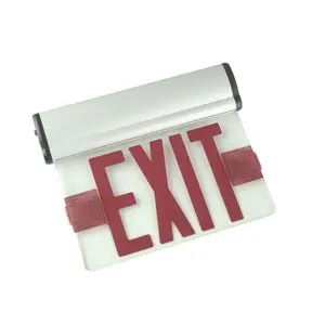 Red light single-sided 6-inch emergency light and exit sign
