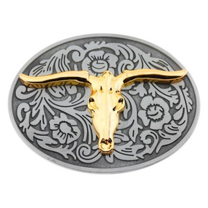 Export <span class=keywords><strong>De</strong></span> alta calidad <span class=keywords><strong>de</strong></span> moda 3D chapado en oro Cabeza <span class=keywords><strong>de</strong></span> <span class=keywords><strong>Vaca</strong></span> en forma <span class=keywords><strong>de</strong></span> hebilla <span class=keywords><strong>de</strong></span> cinturón - Product Image 1