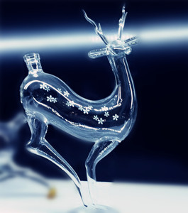 Stag Deer Forma di Animale A Forma di Arte soffiato a bocca <span class=keywords><strong>Bottiglia</strong></span> di Vino Whisky Decanter - Product Image 2