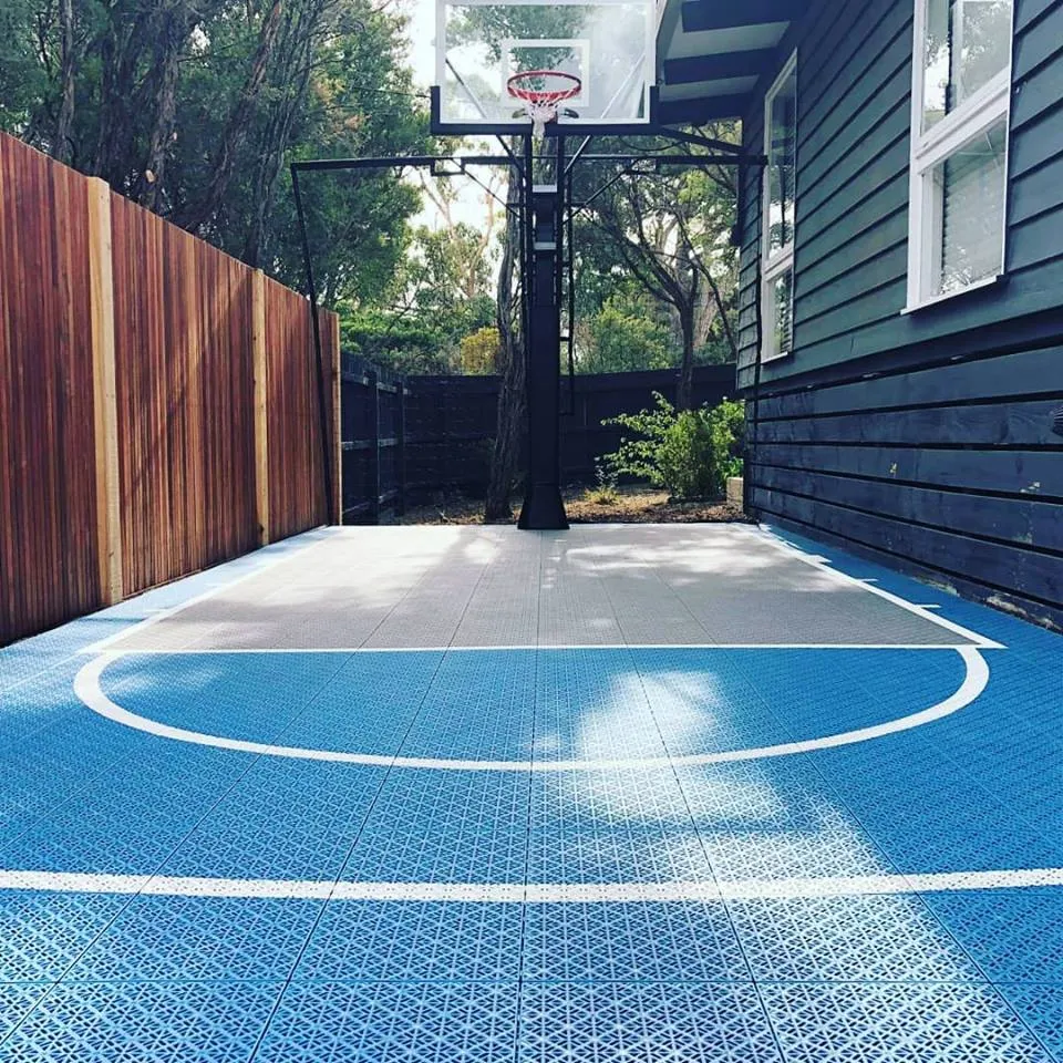 China portable outdoor interlocking outdoor basketball court surface