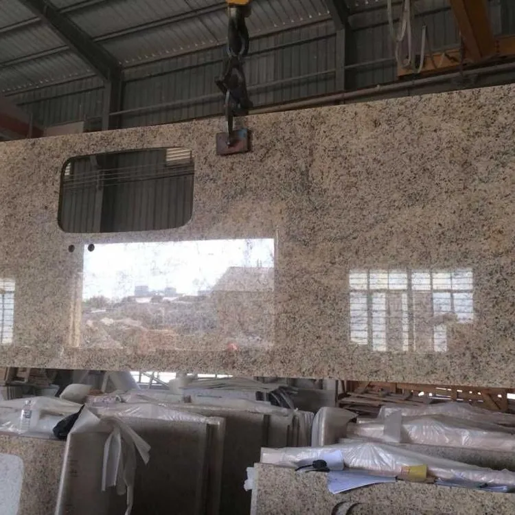 Hot Sale Brazil Yellow Gold Giallo Veneziano granite slabs countertop