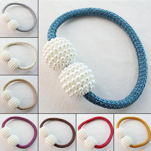 1 Pieza de Clip Magnético para Cortinas con Perla, Sujetadores de Cortinas, Hebilla para Atar Cortinas, Clips Colgantes con Bola, Accesorios para Cortinas, Decoración del Hogar - Product Image 5