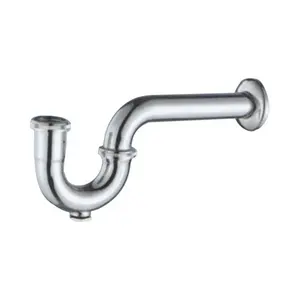 Bath Waste Fittings Traps Sink P traps with Clean Out Basin Pipe With Sealing Gaskets For Wash Bathroom Kitchen