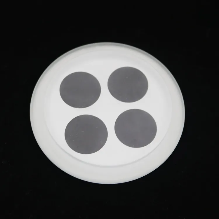 Personalizzato 6 millimetri rotonda temperato passo di vetro per la lampada ombra