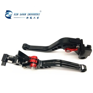 Best selling Adjustable short CNC clutch brake levers for <span class=keywords><strong>Kawasaki</strong></span> <span class=keywords><strong>Z650</strong></span> Z900 2017 Black <span class=keywords><strong>2018</strong></span> lever with regulator Red - Product Image 3