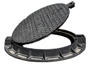 <span class=keywords><strong>Fonte</strong></span> drain <span class=keywords><strong>couvercle</strong></span> de <span class=keywords><strong>regard</strong></span> route caillebotis EN124 C400 - Product Image 6