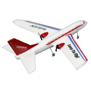 Avión teledirigido de FX-819, avión planeador teledirigido de 2,4G y 2 canales, envergadura de 410mm, EPP DIY, avión RTF para juguete