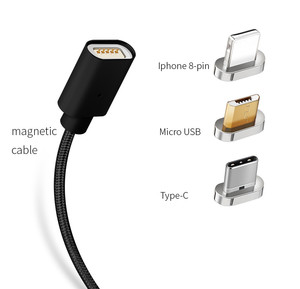 Velocidad rápida magnética <span class=keywords><strong>cable</strong></span> de datos <span class=keywords><strong>3</strong></span> en 1 <span class=keywords><strong>cable</strong></span> de datos usb para teléfono - Product Image 2