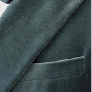 <span class=keywords><strong>Velours</strong></span> Pleuche Tissu Double Boutonnage Manteaux pour <span class=keywords><strong>Homme</strong></span> <span class=keywords><strong>Velours</strong></span> Côtelé Italie Style Mens <span class=keywords><strong>Blazer</strong></span> - Product Image 4