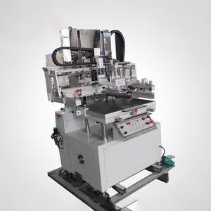 Motor sürüş serigrafi yazıcı vakum tablo ile