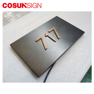 Biển Cửa Bên Ngoài, Biển Hiệu Phòng Căn Hộ Tùy Chỉnh Số Cửa Khách Sạn - Product Image 2