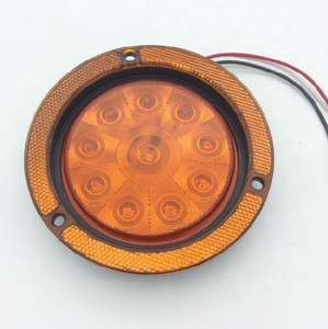 Feu arrière LED rond de 4 pouces à fixation par <span class=keywords><strong>bride</strong></span> pour camion, camping-car, <span class=keywords><strong>remorque</strong></span> et <span class=keywords><strong>bateau</strong></span> - Product Image 2