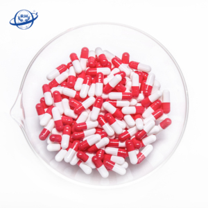 Venta al por mayor en China para drogas rojo y blanco médico duro de gelatina vacías tamaño de cápsula 00 - Product Image 1