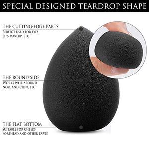2024 di vendita calda di colore nero Set di <span class=keywords><strong>trucco</strong></span> di bellezza frullatore <span class=keywords><strong>fondotinta</strong></span> di bellezza spugna di miscelazione - Product Image 3