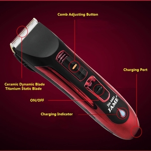 enchufe recargable eléctrico <span class=keywords><strong>Pet</strong></span> Clipper profesional Kit de aseo gato mascota perro de pelo máquina de corte de la máquina - Product Image 4