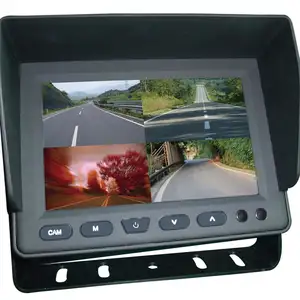 5 inches 800*480 TFT warna monitor lcd 12-14 volt dengan AV-IN