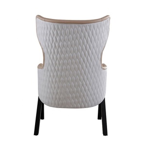 <strong>Leather</strong> <strong>wingback</strong> tiger <strong>chair</strong> nordic luxury retro modern lounge Billionplus high back - Product Image 3