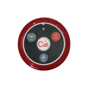 Ringbell inalámbrico llamando al transmisor 4 clave llamada campana Sistema de botón para restaurante - Product Image 2