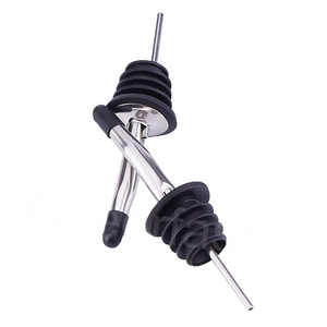 Awesome Fit Into Different Stainless Steel Classic Bottle <strong>Pourers</strong> Stainless Steel Metal Red Wine Bottles Olive <strong>Oil</strong> <strong>Pourer</strong> - Product Image 4