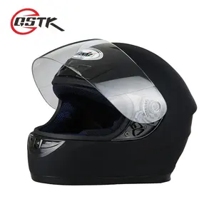 Capacete de fibra de carbono para motocicleta, capacete de motocicleta vintage retrô fechado quatro estações - Product Image 1