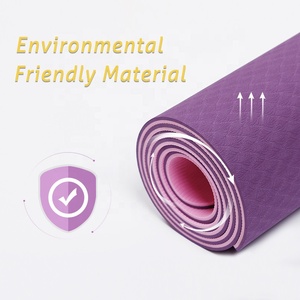 Reversible antideslizante Dual de sublimación Extra gruesa de alta densidad Yoga Mat - Product Image 1